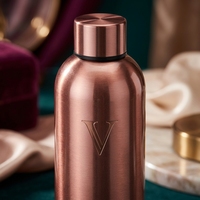 Thermos élégant Rowey en or rose et rose - Bouteille réutilisable haut de gamme pour cadeaux d'entreprise