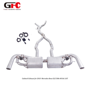 GFC s'applique à la Mercedes-Benz GLE400, GLE500, <span class=keywords><strong>GLE500E</strong></span> 3.0T W166 avec système d'échappement à soupape Catback de 2015 à 2019 - Product Image 1