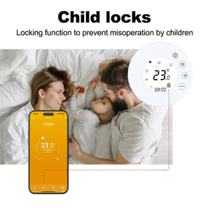 Termostatos Inteligentes RKHK con Pantalla Táctil para Calderas de Gas y Calentadores de Agua, con Función WiFi, Termostato Inteligente WiFi - Product Image 5