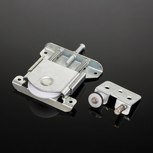2 miếng trượt con lăn cửa tủ quần áo, hướng dẫn vận động viên tủ quần áo, Castor trượt tủ quần áo Con lăn cửa - Product Image 5