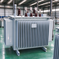 Transformateur de puissance immergé dans l'huile à faible perte et haute efficacité, série S11-M, hermétique, 30/2500 KVA, 6 KV/35 KV