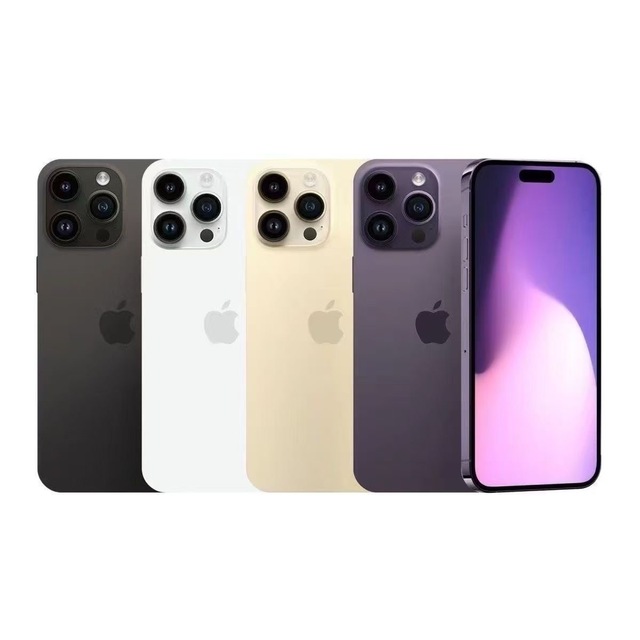 2026 Wholesale Used Good Price Phone14Pro American Unlocked for 14 Pro Dark Purple 256GB 6.1-inch 6G Mobile Phone
