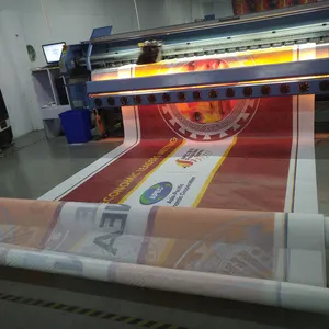 Material de PVC para impressão de banners em vinil para publicidade em paredes externas