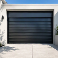 BOMA Porte à enroulement robuste en acier 120 mm, lamelles modernes isolées en mousse, ouverture latérale électrique, pour extérieur, usine, garage