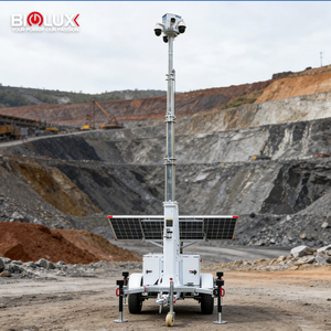 Remolque de Seguridad Móvil, Mini Remolque con Potente <span class=keywords><strong>Sistema</strong></span> <span class=keywords><strong>Solar</strong></span> y Mástil Telescópico Integrado para Cámaras Inteligentes - Product Image 5