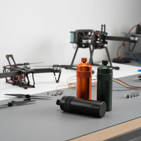 Accessoires de support de drone en alliage d'aluminium usinés CNC, service de fraisage et de tournage Andozing pour usinage sur mesure