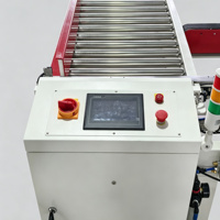 Machine automatique de scellage de cartons pour l'emballage de cigarettes et de produits alimentaires, scelleuse d'angle, d'extrémité, de boîtes, avec fonction de ruban adhésif, d'étiquetage et d'emballage