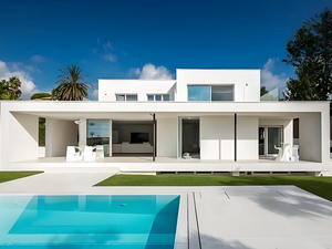 Nouvelle <span class=keywords><strong>maison</strong></span> préfabriquée en acier, conception gratuite, style moderne du milieu du siècle, garantie de plus de 5 ans, villa de luxe, résistance au vent de plus de 121 mph - Product Image 6