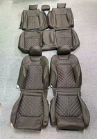 Sièges baquet de luxe sport racing pour voiture, avec panneau en fibre de carbone personnalisé et revêtement en cuir, version améliorée RS pour Audi A3 A4 A5 A6 A7 Q3 Q5 Q7 Q8