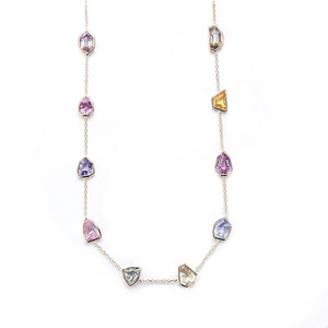 Collana Unisex di Lusso Placcata Oro 14K/18K con Diamante Coltivato in Laboratorio Certificato IGI, Alta Qualità, Moda Estiva Dopamina - Product Image 5