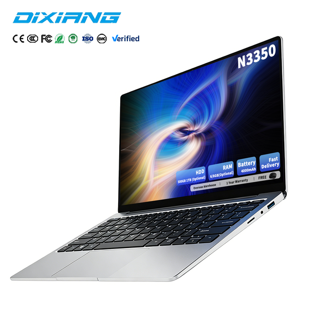 OEM/ODM DIRECT Factory 14 Inch N3350 Laptop Factory Price Best Experience 6GB RAM Intel Win11 Laptop SCHOOL PROJECT for Business