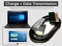 Kabel Pengisi Daya Magnetik USB Tipe C 1M 3 Kaki untuk Tab 2/3/N8000/P1000/P7500/P6200/P3100 Kompatibel dengan Printer Komputer