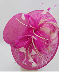 موضة جديدة للنساء قبعة كنيسة سيناماي الوردية الساخنة فستان ديربي كنتاكي عباءة الشمس فاسكيتور حفل زفاف شاي زهري - Product Image 4