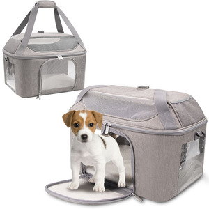 <span class=keywords><strong>Mochila</strong></span> <span class=keywords><strong>para</strong></span> <span class=keywords><strong>Perros</strong></span>, Bolsa de Transporte Transpirable <span class=keywords><strong>para</strong></span> Mascotas, Bolsa de Transporte Aprobada por Aerolíneas <span class=keywords><strong>para</strong></span> <span class=keywords><strong>Perros</strong></span> <span class=keywords><strong>Pequeños</strong></span> y Gatos - Product Image 1
