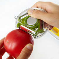 Éplucheur Multifonctionnel 3 en 1 de Gros en Acier Inoxydable pour Fruits, Légumes et Pommes de Terre – Ustensile de Cuisine Maison