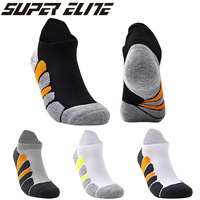 Logo personnalisé Hommes Cheville Haute Basketball Cycle Chaussettes