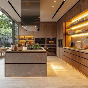 Vente en gros chaude dernière planche de bois haute brillance pour meubles armoires de cuisine - Product Image 1