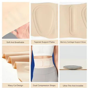 1 pièce Nouvelle <span class=keywords><strong>ceinture</strong></span> <span class=keywords><strong>de</strong></span> soutien lombaire fine <span class=keywords><strong>pour</strong></span> soulager les douleurs du bas du <span class=keywords><strong>dos</strong></span>, support <span class=keywords><strong>de</strong></span> taille <span class=keywords><strong>pour</strong></span> hommes et femmes, en matériau composite - Product Image 5