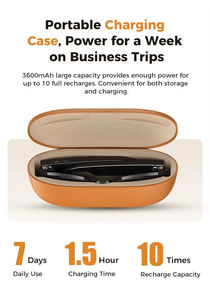 Gafas Inteligentes M02 con IA, Cámara de 8MP, Fotos, Video, Traducción por IA, ChatGPT, Llamadas por Bluetooth, Música, Resistencia al Agua IPX-5, Carga Inversa - Product Image 5