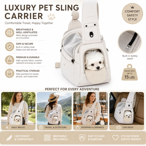 Pet Sling Carrier for Outdoor Single Shoulder Dog <b>Bag</b> <b>Carry</b> <b>Cat</b> Dog Puppy Travel <b>Bag</b> Customized Logo Portable Pet Carrier <b>Bag</b> - Product Image 1