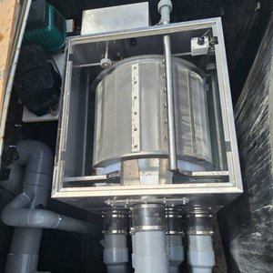 काउटर 220 वी कोई तालाब स्वचालित सफाई मशीन मोटर स्टेनलेस स्टील रोटरी ड्रम फिल्टर थोक पानी उपचार प्रणाली - Product Image 4