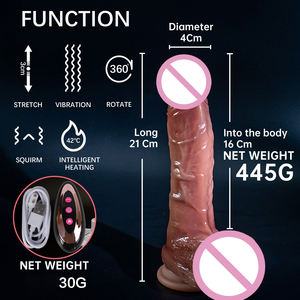 Venta al por mayor Juguete sexual Mujeres Consolador eléctrico Juguete Sexual Pene artificial Juguete para adultos Control remoto Vaginal Cock Vibrador <span class=keywords><strong>Dick</strong></span> - Product Image 5