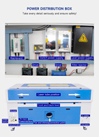 Machine de découpe et de gravure laser CO2 XM Fast Speed 60w 80w 100w 150w 300W 1610 1612 pour vêtements et textiles