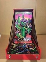Jeu de lancer de sacs de fèves de carnaval écologique, pliable, avec armoire en bois, personnalisable en couleur et logo, pour foire
