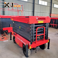 Plateforme élévatrice mobile à ciseaux certifiée CE, 8m 10m, hydraulique et électrique, en stock, prête à être expédiée