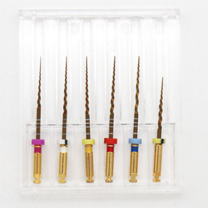 File putar gigi produsen produksi aktivasi panas emas ODM OEM PT instrumen gigi emas file saluran akar gigi - Product Image 6