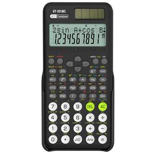 Calculadora científica <span class=keywords><strong>de</strong></span> tamaño medio negra <span class=keywords><strong>de</strong></span> plástico alimentado por batería <span class=keywords><strong>de</strong></span> 401 funciones <span class=keywords><strong>de</strong></span> matemáticas universitarias para estudiantes - Product Image 1