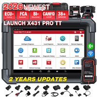 LAUNCH X431 PRO TT 2026 Outil de diagnostic bidirectionnel pour véhicules, compatible avec 99,99 % des voitures OBD2, scanner de codage ECU