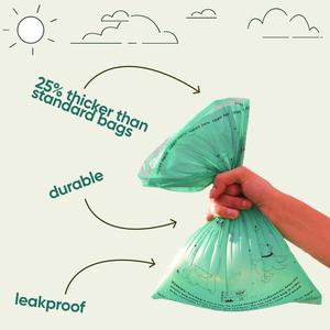 Heavy Duty Compostable Dog Poop Bags – 270 Count, 25% Thicker, Leakproof & Unscented Refilled - Product Image 2