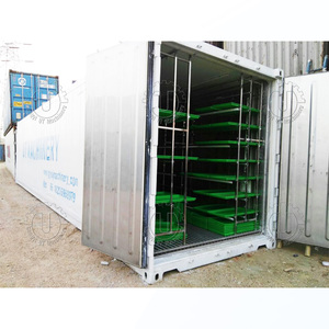 Máquina de forraje hidropónico inteligente, Unidad Móvil de 20 pies y 40 pies para producción de brotes de avena y trigo durante todo el año - Product Image 3