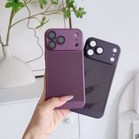 Coque de téléphone PC minimaliste effet mat nid d'abeille anti-chaleur pour iPhone 17 Pro Max et Apple 16