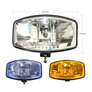 Jeu de Projecteurs Avant Halogènes Poids Lourd 24V avec Ampoules <span class=keywords><strong>H7</strong></span> + Veilleuse LED <span class=keywords><strong>Jumbo</strong></span> 320 FF pour SCANIA VOLVO MAN RENAULT - Product Image 2