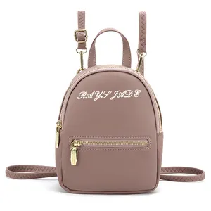 Fashion Multi-function Cute Women Mini Backpack Ladies PU Leather Small Backpack For Teenage Girls Women Cross Body Shoulder Bag