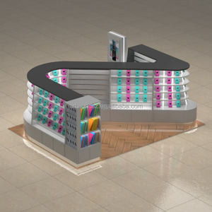 Artworld hiển thị cửa hàng phụ kiện điện thoại hình dạng S trong trung tâm mua sắm W/Ipad, giới thiệu bán lẻ trường hợp iPhone - Product Image 2