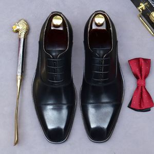 Men's Luxurious Smooth Leather <b>Pointed</b> Dress Shoes in 2026 New Design Designer Shoes Leather Luxury Designer Shoes for Men - Product Image 4