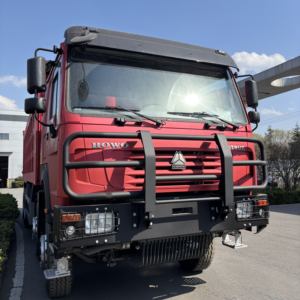 Camion benne basculante robuste d'occasion Howo Sinotruk 371 380 400hp pour le transport de sable et de roche, avec pneus 1200R20 - Product Image 3