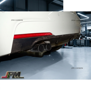 ดิฟฟิวเซอร์หลังคาร์บอนไฟเบอร์ทรง DP สำหรับ BMW F30 M-Sport ปี 2012-2018 พร้อมปลายท่อไอเสียแบบ Quad - ของใหม่ในกล่อง ติดตั้งง่าย - Product Image 3