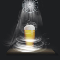 Vitrines réfrigérées verticales à température unique pour boissons
