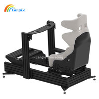 Nouveau Sim Racing Cockpit Jeu Simulateur De Conduite En Aluminium Jeu Simulation Siège Simple Next Nivellement Racing 4040 4080 Sim Racing