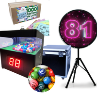 Ensemble de jeu de Bingo doré, machine de loterie électrique, agitateur automatique de boules de Bingo, jeu de tirage au sort, parc d'attractions, aire de jeux extérieure