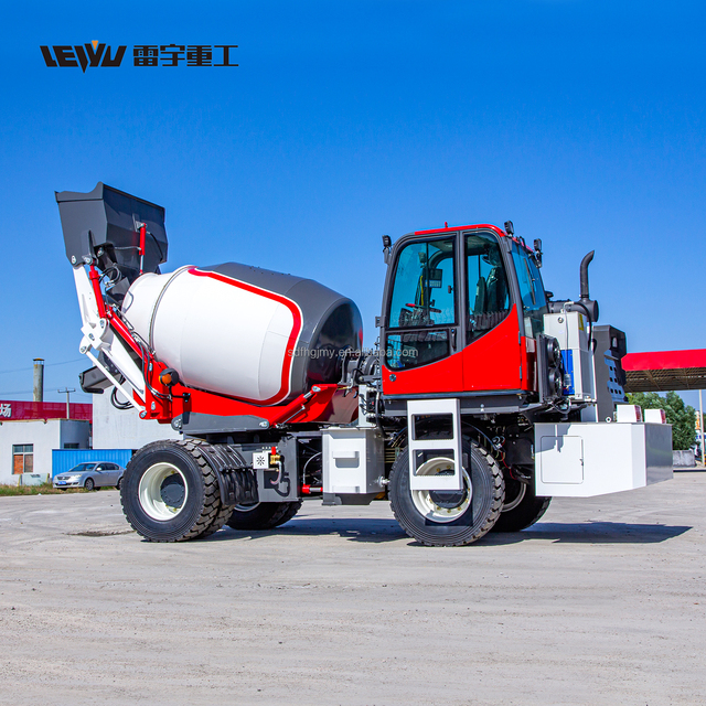 Prompt Delivery Mobile Concrete Mixer Capacity Cement Mixer With Pump