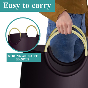 <span class=keywords><strong>Panier</strong></span> à linge moderne en plastique recyclable Organisateur de vêtements en PP Conteneur de collecte de bouteilles pliable et étanche <span class=keywords><strong>Panier</strong></span> de rangement - Product Image 2