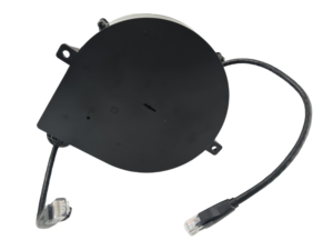 كابل تمديد كهربائي بلاستيكي قابل للدوران وإعادة اللف التلقائي بطول 7 أمتار و8 أسلاك قابلة للسحب DYH-1703 كابل شبكة - Product Image 6