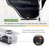 Luz de bienvenida para puerta de coche para BMW 3/5/7 Series X3/X5/X6/X7 12V Kits interiores Luz de proyección popular