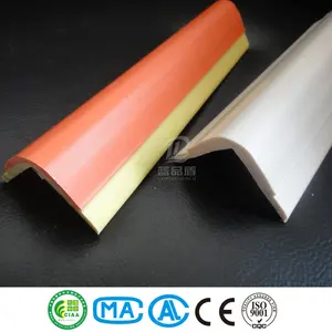 Protector de esquina de PVC suave protector de borde protector de esquina de goma de arco redondo con ancho de ala de 50mm