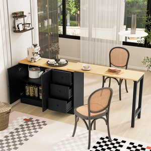 Alacenas Despensa Extraíbles para Cocina, Armario Estrecho con Cajones, Aparador Alto de Almacenamiento, Despensa con Mesa, <span class=keywords><strong>Trastero</strong></span> Cocina - Product Image 3
